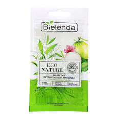 Косметика Bielenda Eco Nature Кокосовая вода+Зеленый чай+Лемонграсс Маска для лица матирующая 8мл купить оптом и в розницу