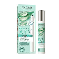 Косметика Eveline Organic Aloe + Collagen Увлажняющий роликовый гель-лифтинг для контура глаз 15мл купить оптом и в розницу